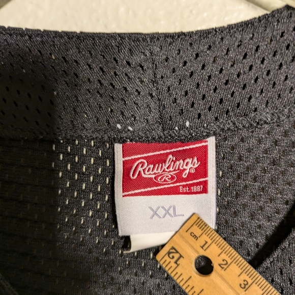 Rawlings Lugnuts Black and Red Baseball Jersey Size Xxl Pre-owned - Picture 8 of 12